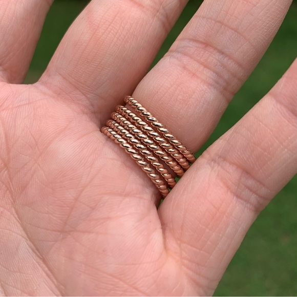 5-band Rhinestone Shape Rings - Picture 7 of 16